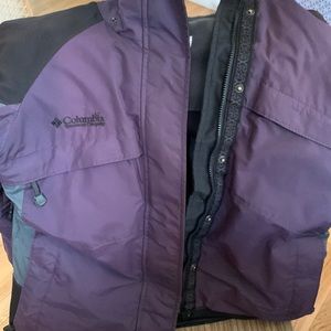 Columbia ski jacket 2 in 1